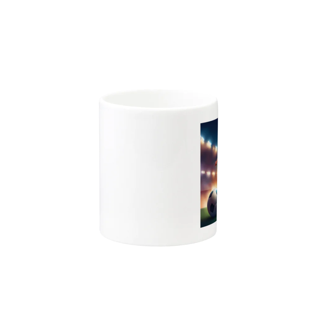 Uchi19のサッカー小僧 Mug :other side of the handle