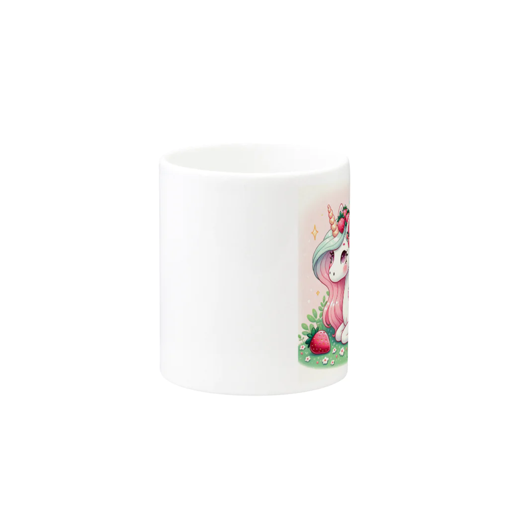 ドリームベリーの🍓ドリームベリーちゃん🍓 Mug :other side of the handle