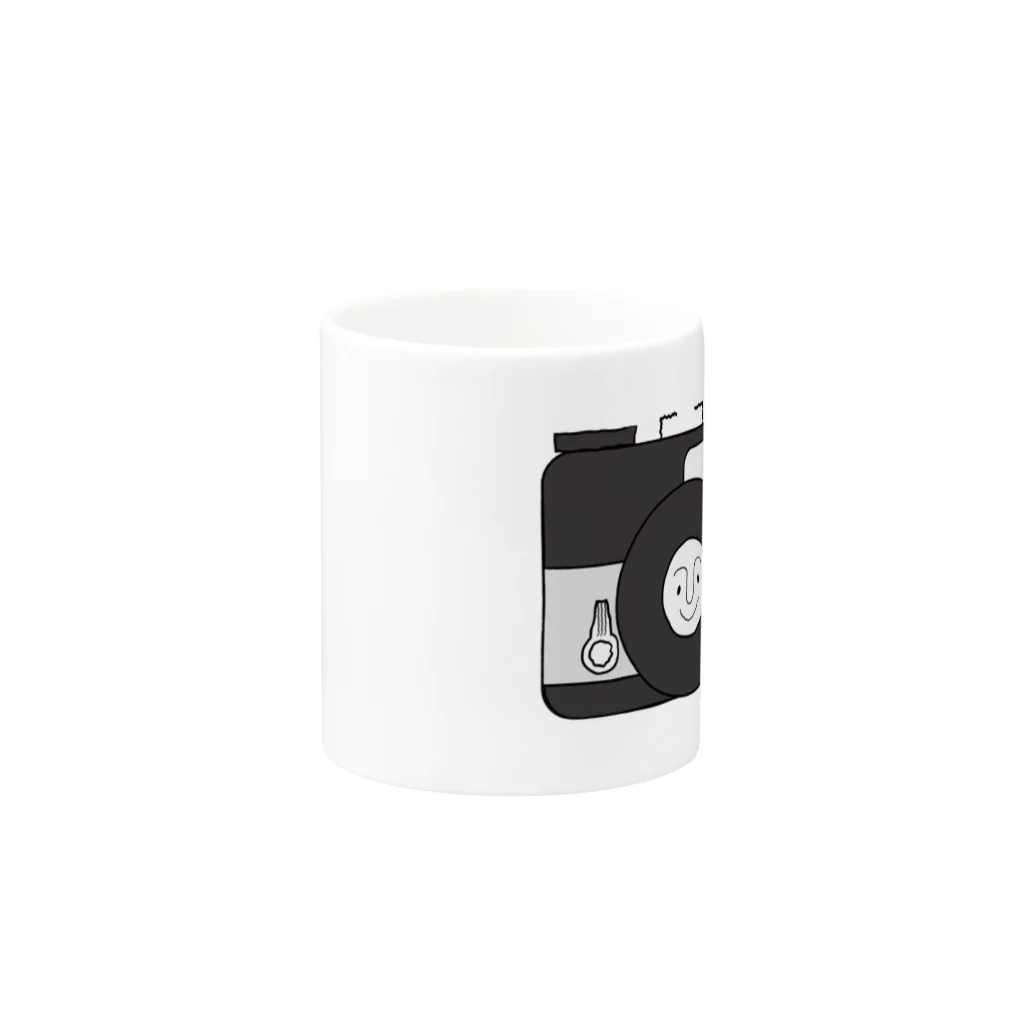 id-linkのフィルムカメラ　トイカメラ風 Mug :other side of the handle