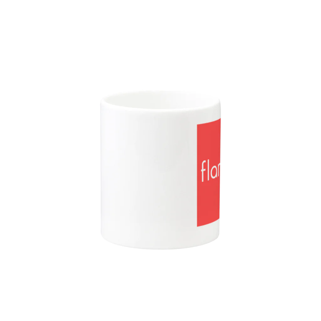 yui_flamingoのフラミンゴ Mug :other side of the handle