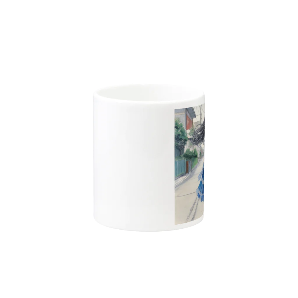 くま屋の着物の調べ Mug :other side of the handle