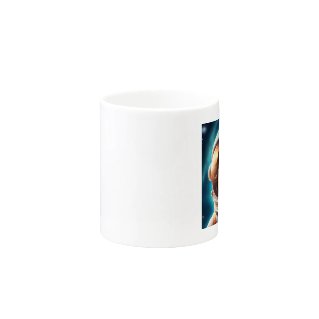 wloop01の可愛い宇宙飛行士 Mug :other side of the handle