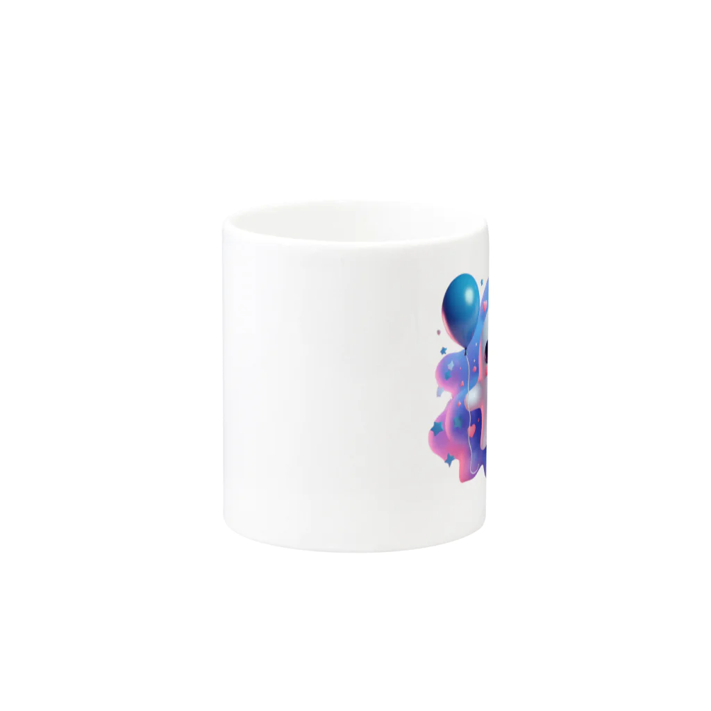 可愛いおばけのお店『ケケ』の可愛いおばけ『ケケ』くん Mug :other side of the handle