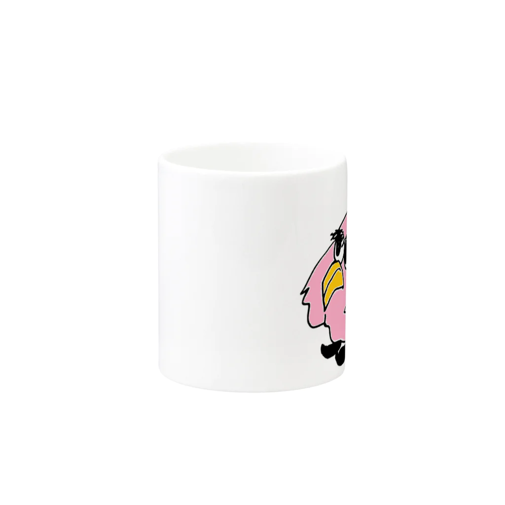 hoisa-hoisaのおばーどカップ Mug :other side of the handle