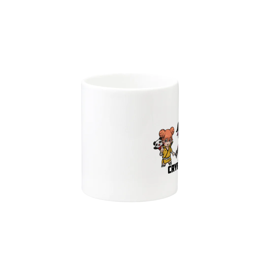 みたらし団子のふたたまちゃんのクリプトニンジャ Mug :other side of the handle