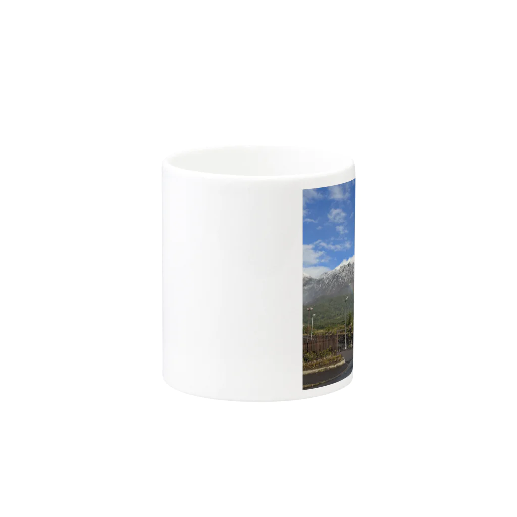 machicoの旅の風景（虹） Mug :other side of the handle