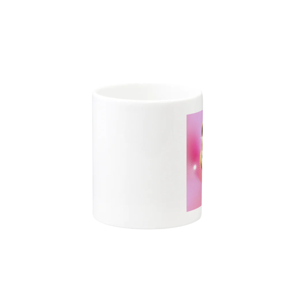 MAZURO SHOPのくまらん Mug :other side of the handle