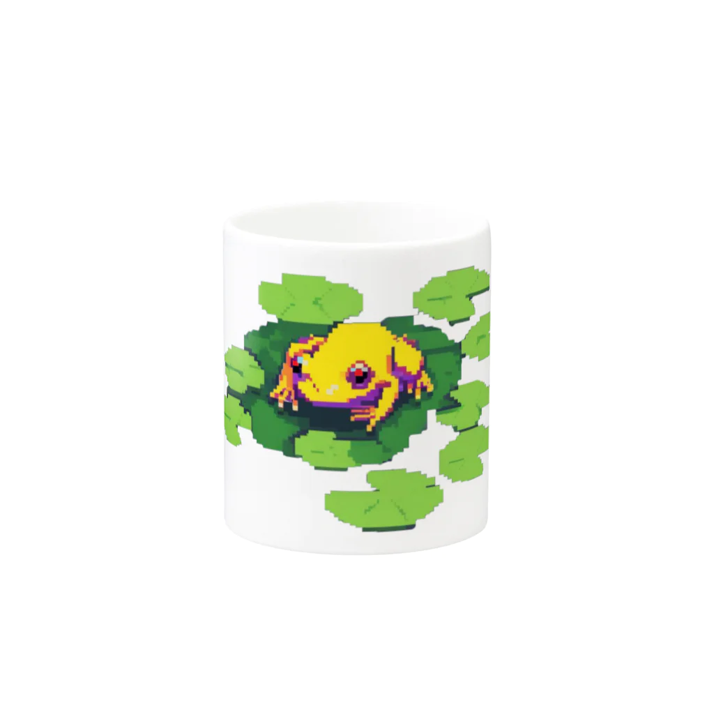 keibapのドット絵カエルくん Mug :other side of the handle