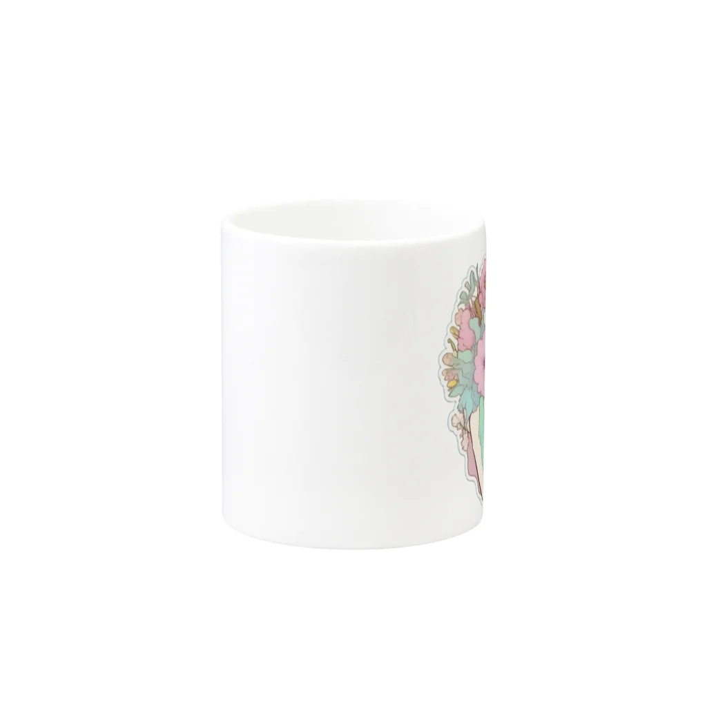 Unicorn0のFlower Mug :other side of the handle