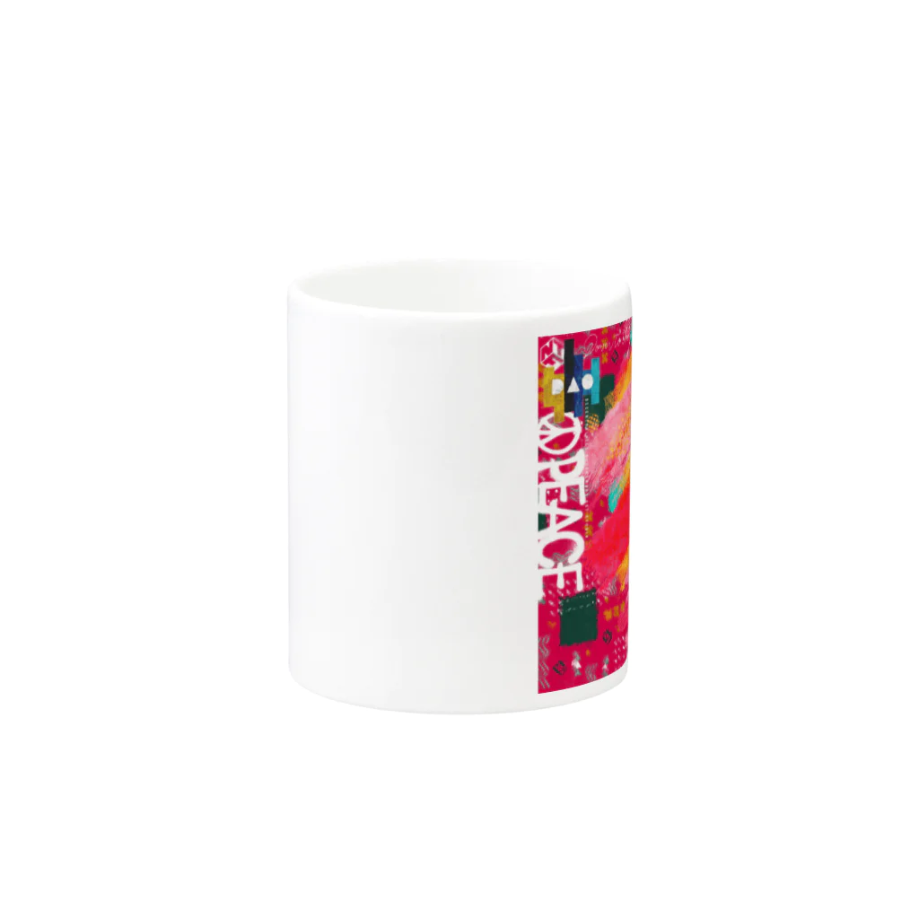 namuhi SHopのRyoKonishiDAO　NFTアート✨SELPHY-Welcome 🎉✨  Mug :other side of the handle