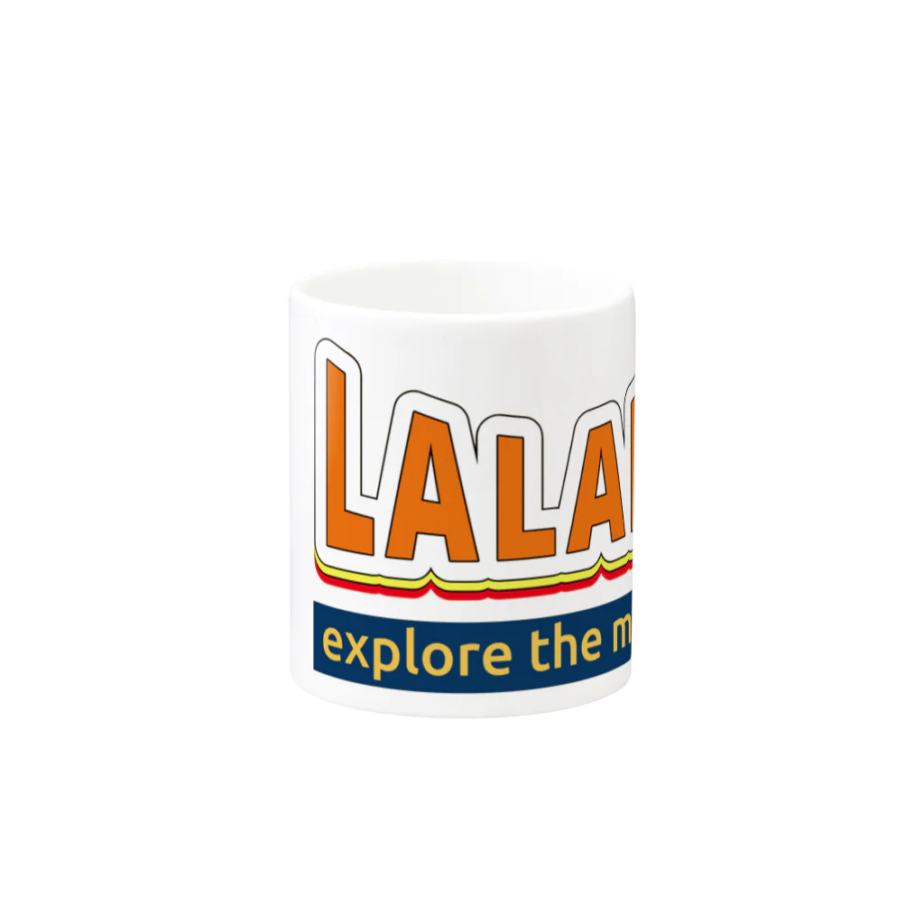 LALALA MYSTERYのLALALA Mystery マグカップの取っ手の反対面
