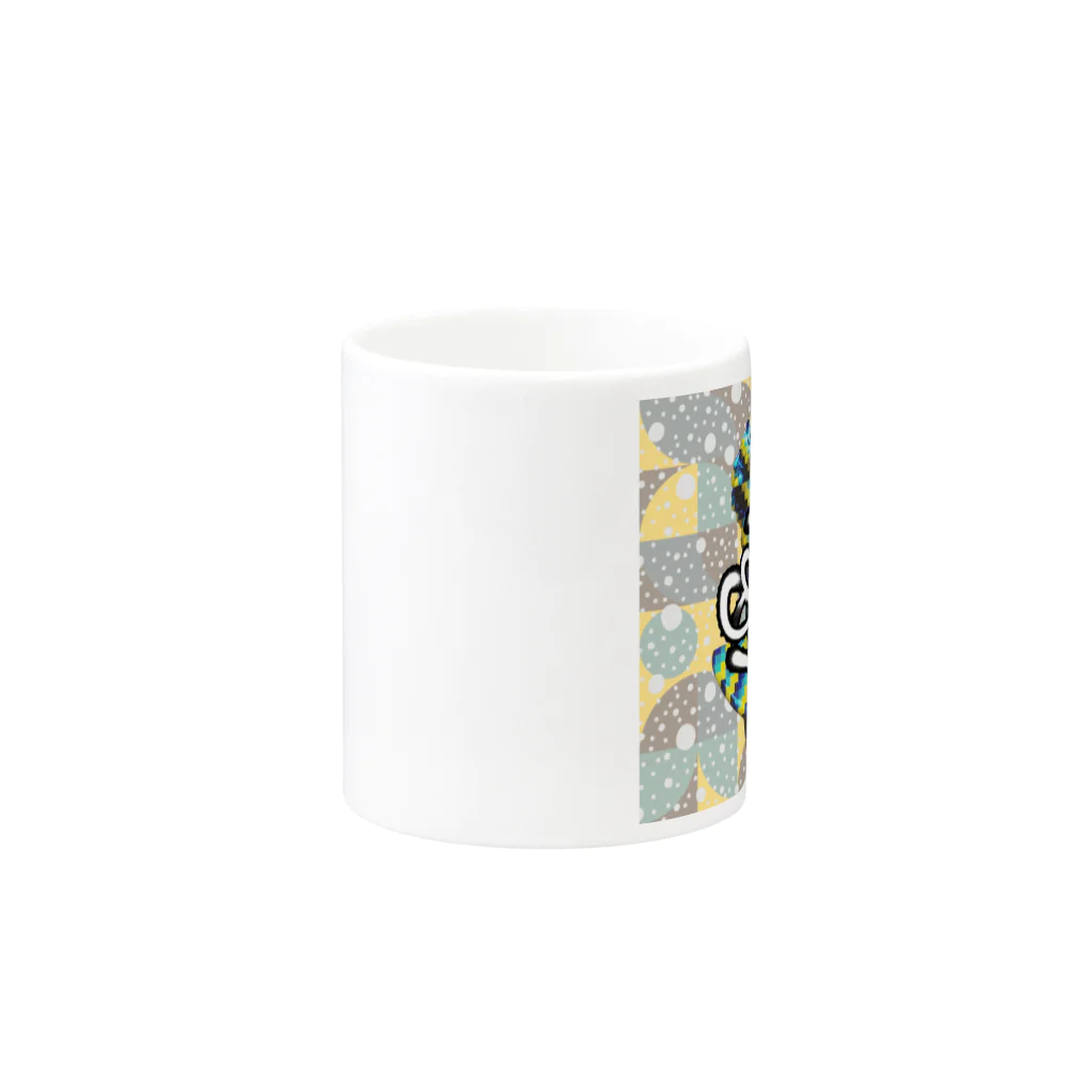 Y.UKI Collectionのドットバイブス！ Mug :other side of the handle