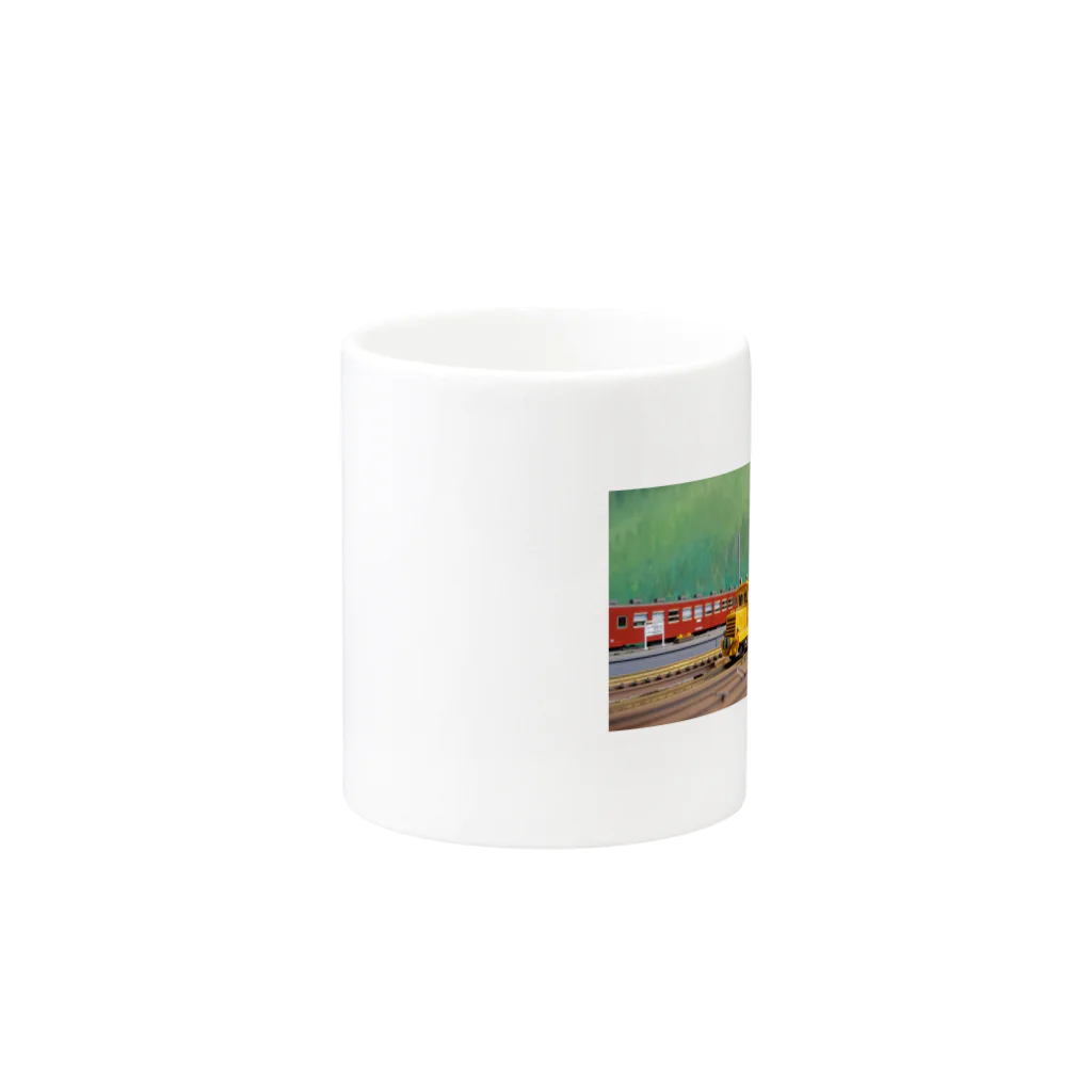 鉄道模型LIFEを楽しもうのローカル駅グッズ Mug :other side of the handle