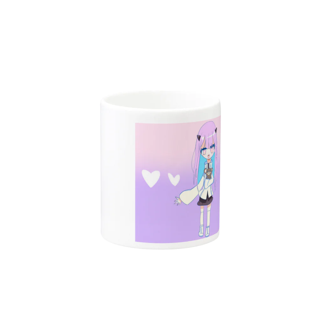 KiccaのNO PLANグッズ Mug :other side of the handle