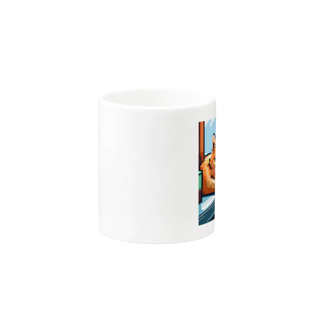 koba777のドット絵スナドリネコ Mug :other side of the handle