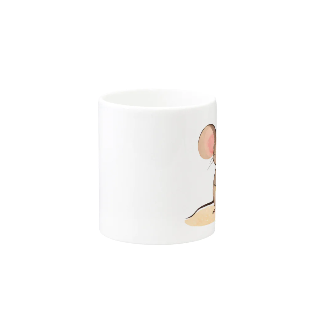 ｊυηのねずみのチュー太 Mug :other side of the handle