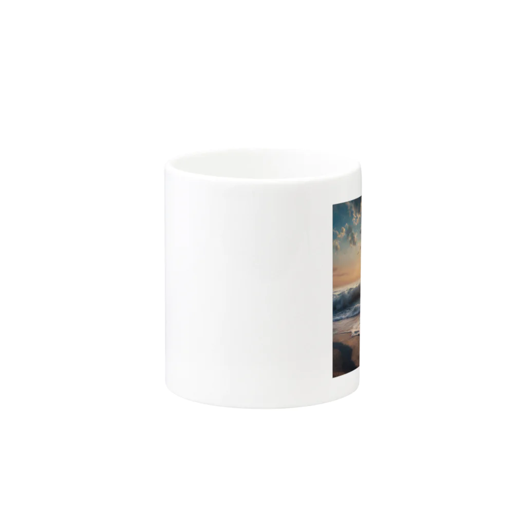 130yの綺麗な海 Mug :other side of the handle