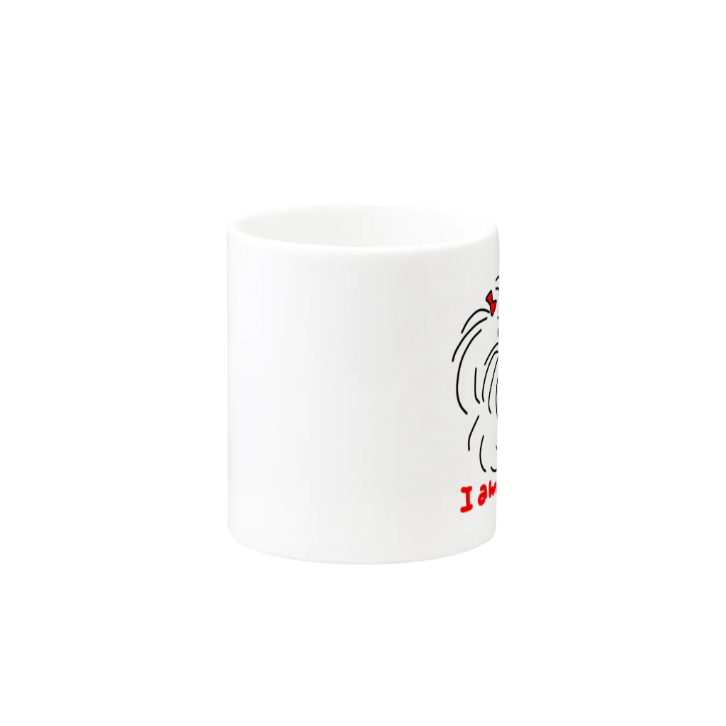 Number.14の私は永遠の仔犬です Mug :other side of the handle