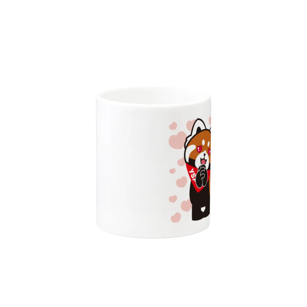 YSP-yokohamatotsukaのYSパンダ・ラブラブ Mug :other side of the handle