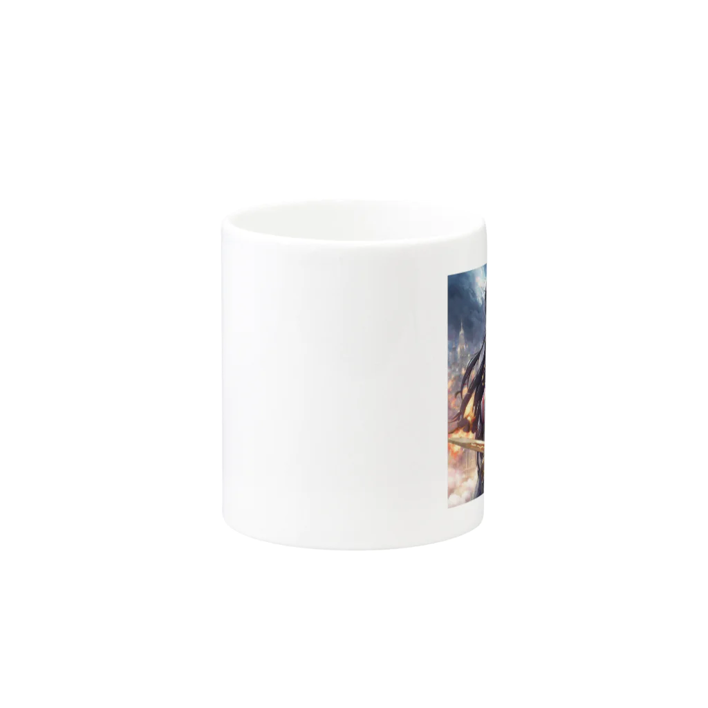 the blue seasonの亀田美恵 Mug :other side of the handle