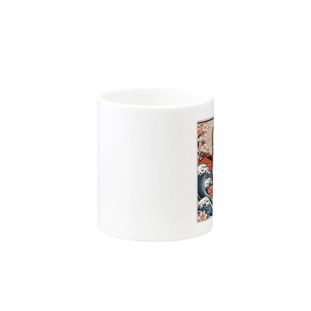 ただjapaneseなだけ🙌の絵巻の犬小町 2 Mug :other side of the handle