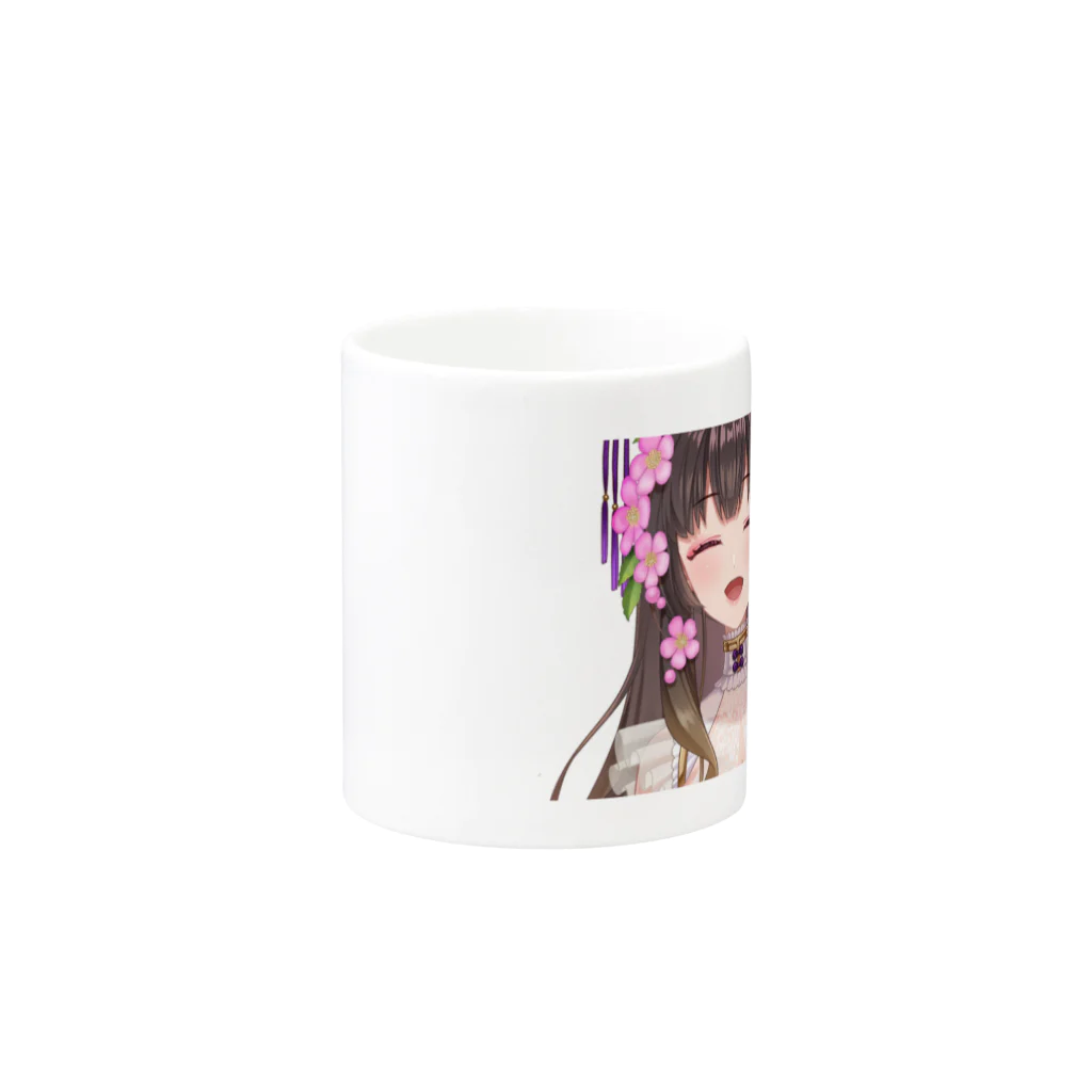 音沙花 優華🌸💕Vtuberの音沙花優華　にこにこマグカップ Mug :other side of the handle