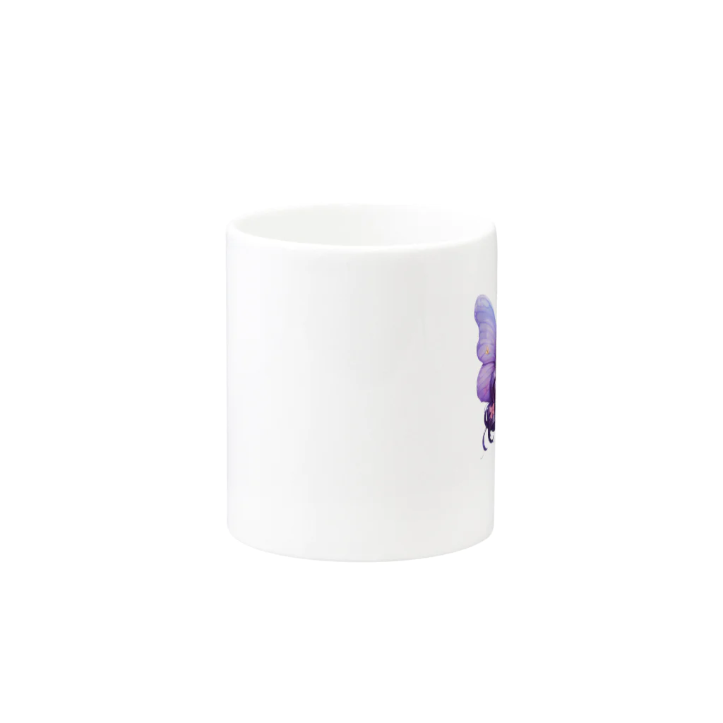 AZUKIのパープリーナ Mug :other side of the handle