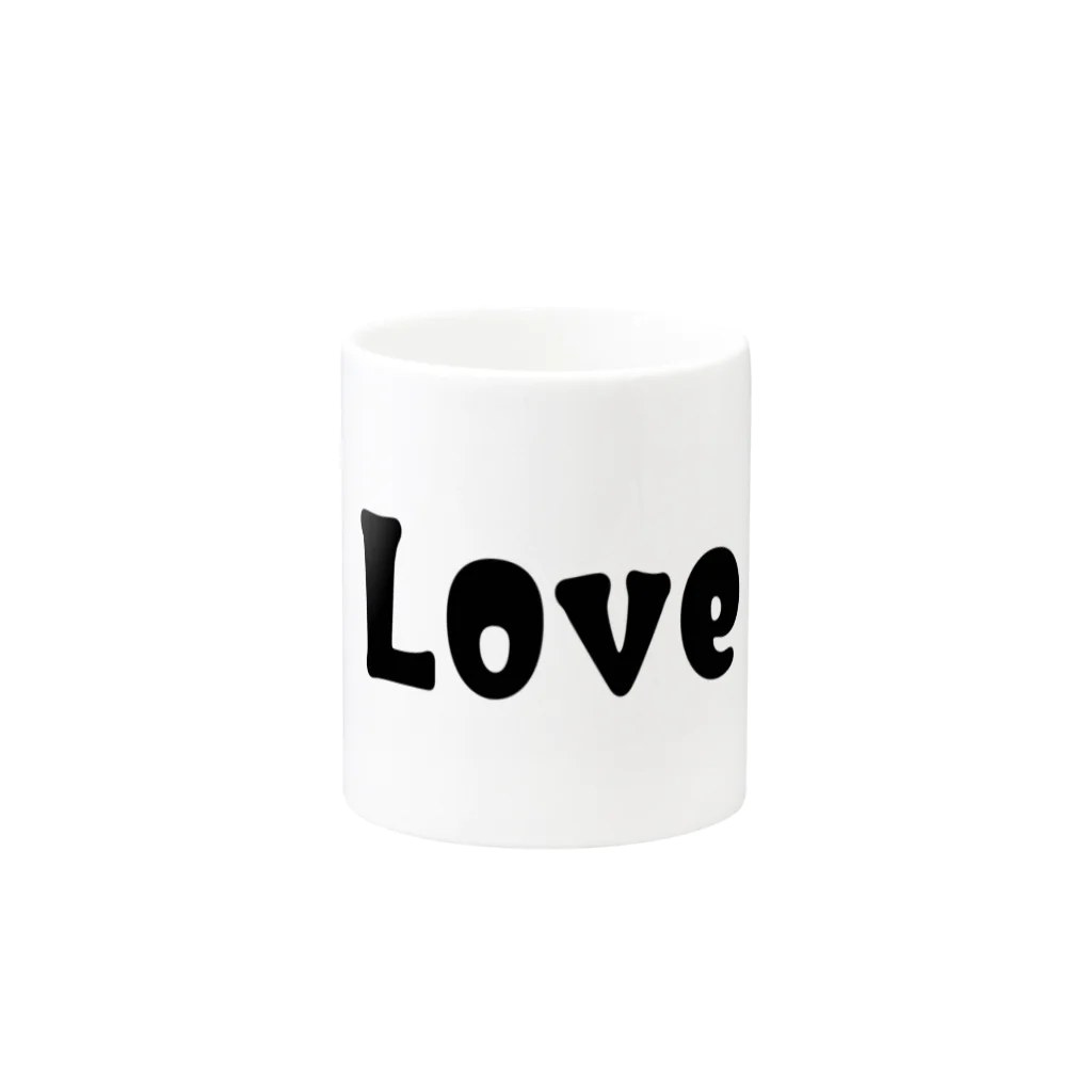 ほしいるかのI Love プードル Mug :other side of the handle