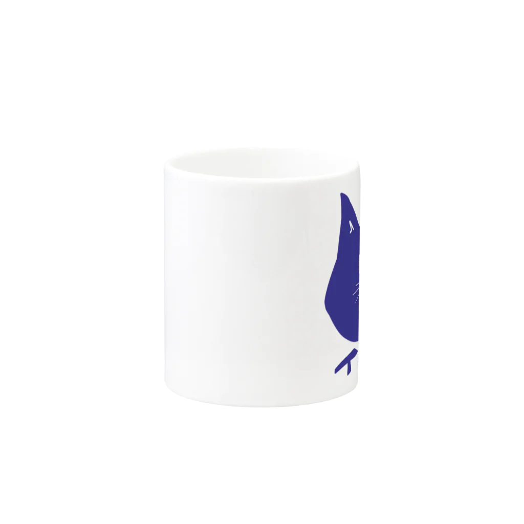 TAKE-TONのイエネコ Mug :other side of the handle