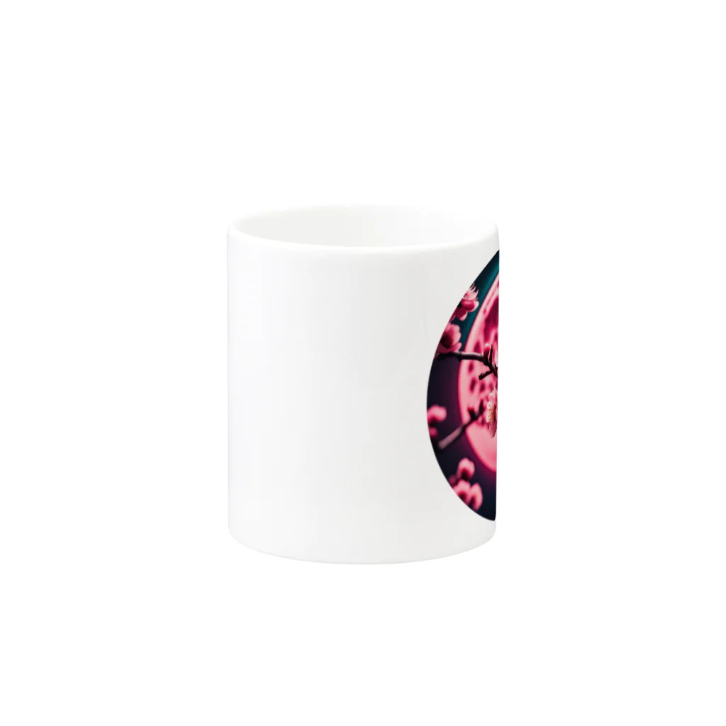 RetrowaveFlowerのRetrowaveFlower-桜- Mug :other side of the handle