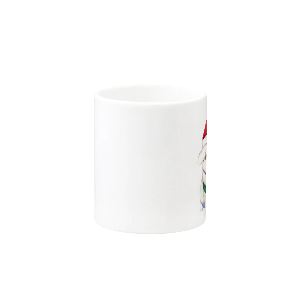 KafyRiruのMerry Xmas　わんこ Mug :other side of the handle