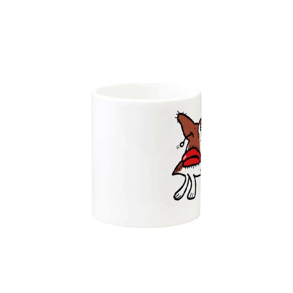 mincruのガラパゴス・バットフィッシュ Mug :other side of the handle