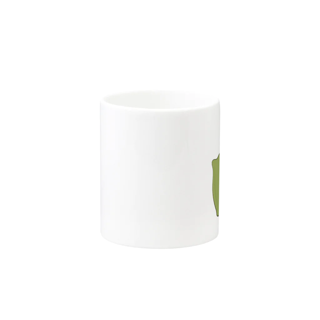DECORのほっこり秋にゃんこ　花束ver. Mug :other side of the handle
