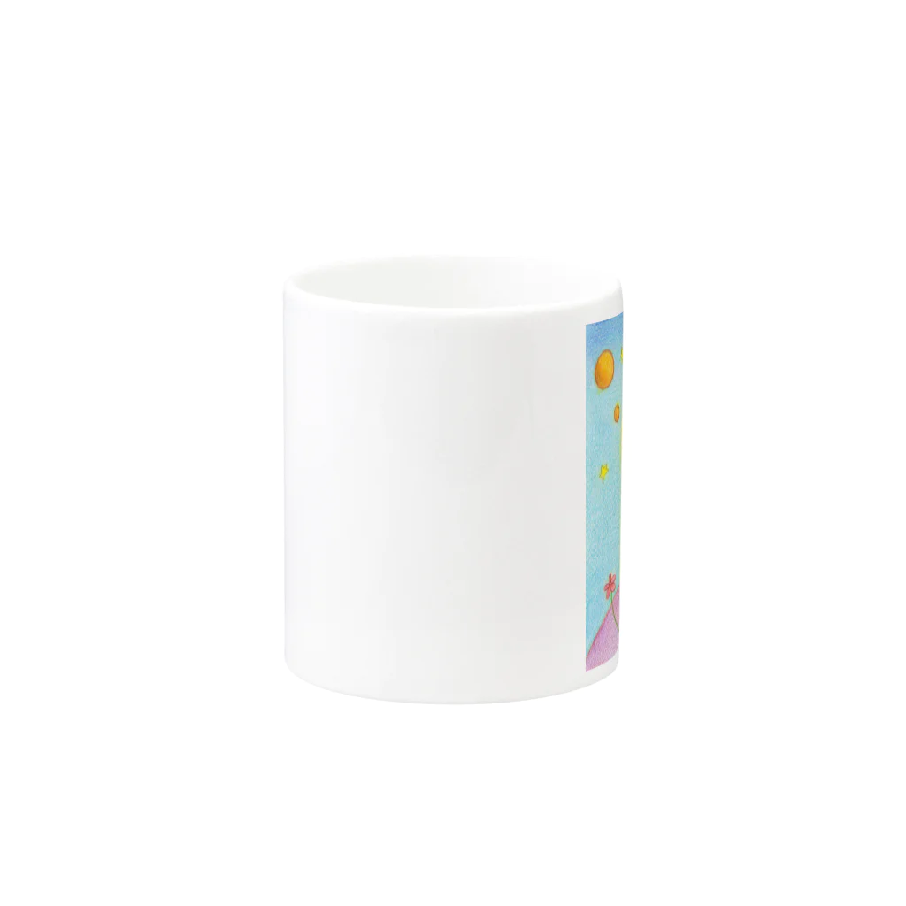 カラフルミホのリトルプリンス Mug :other side of the handle