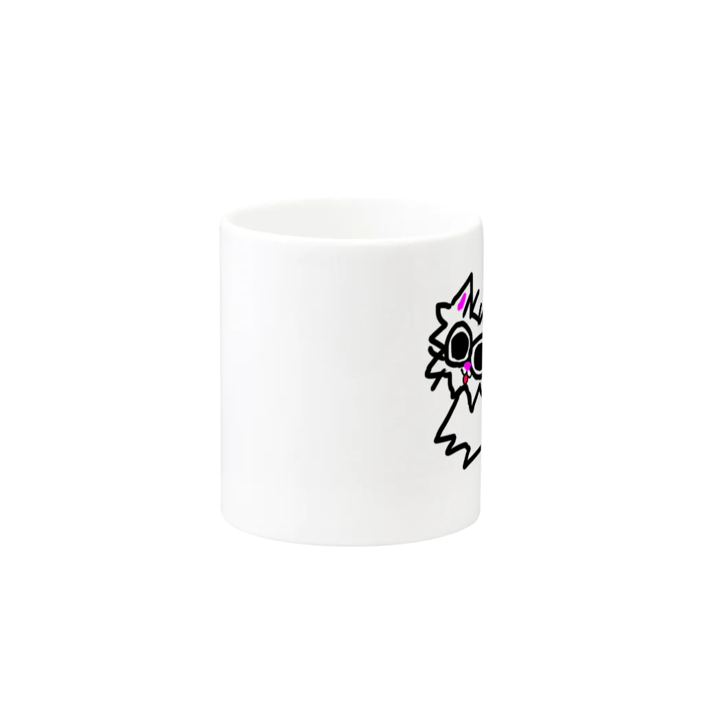 いやし猫　ふぁにーきゃっとのいやし猫 Mug :other side of the handle