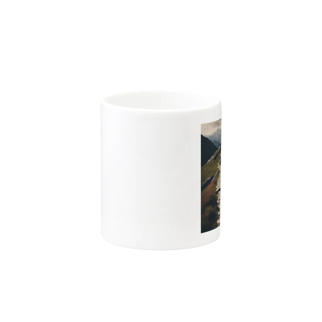 tizujonoboukenの山道 Mug :other side of the handle