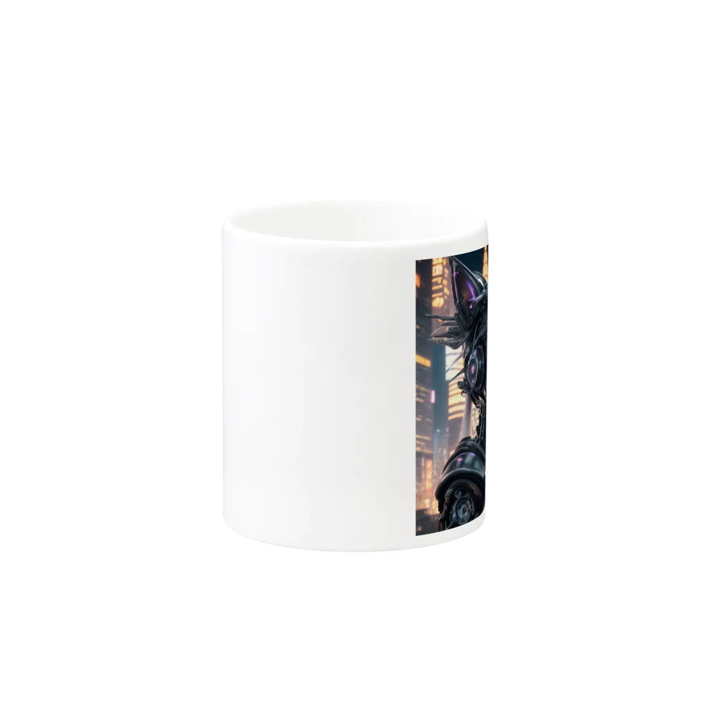 ZZRR12の「サイバーフェリス」 Mug :other side of the handle
