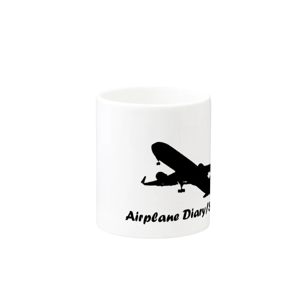 ひこうき日誌/s-t-aviationのS.T.Aviation Mug :other side of the handle