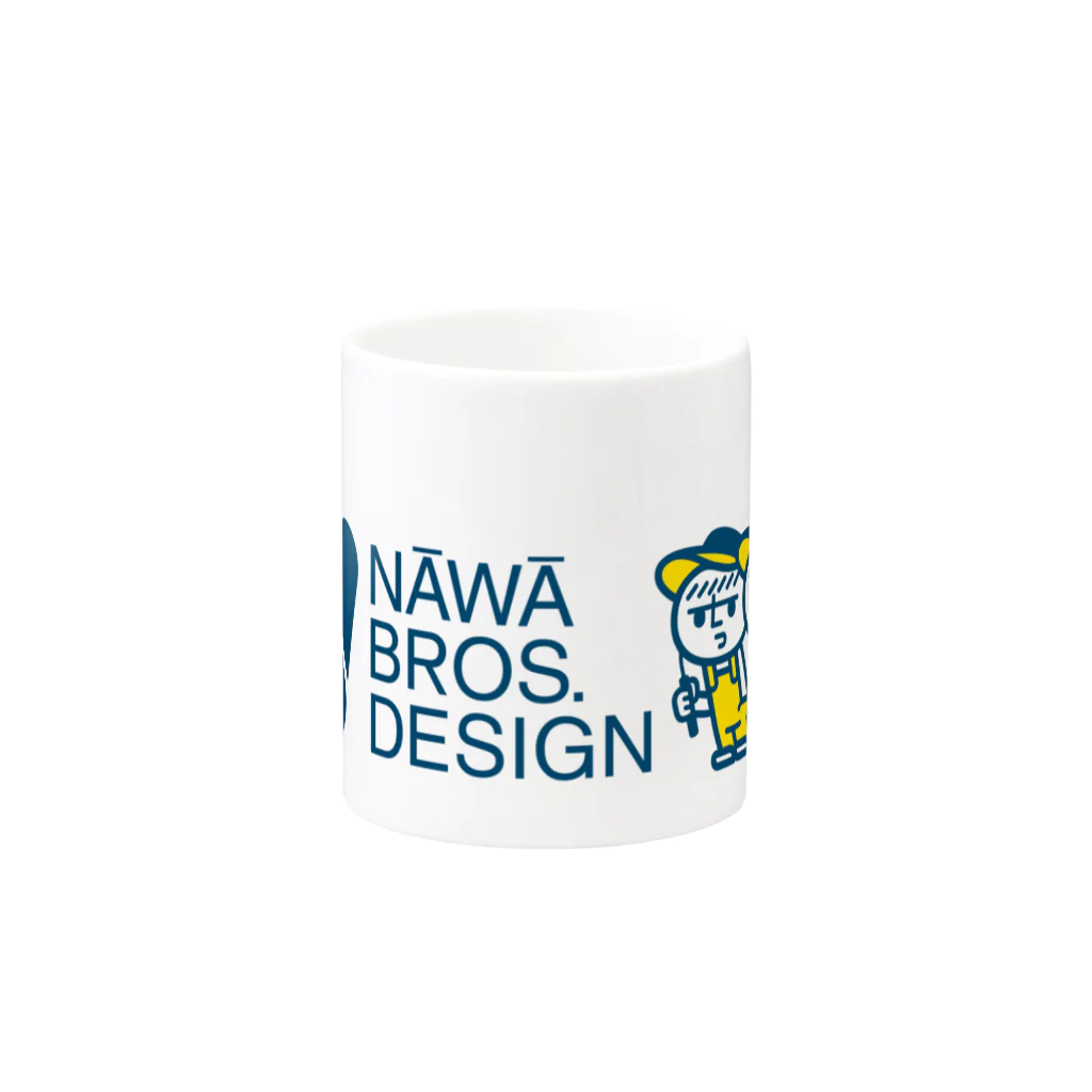 NAWA BROS. DESIGNのNAWA-BROS. DESIGN MUG CUP マグカップの取っ手の反対面