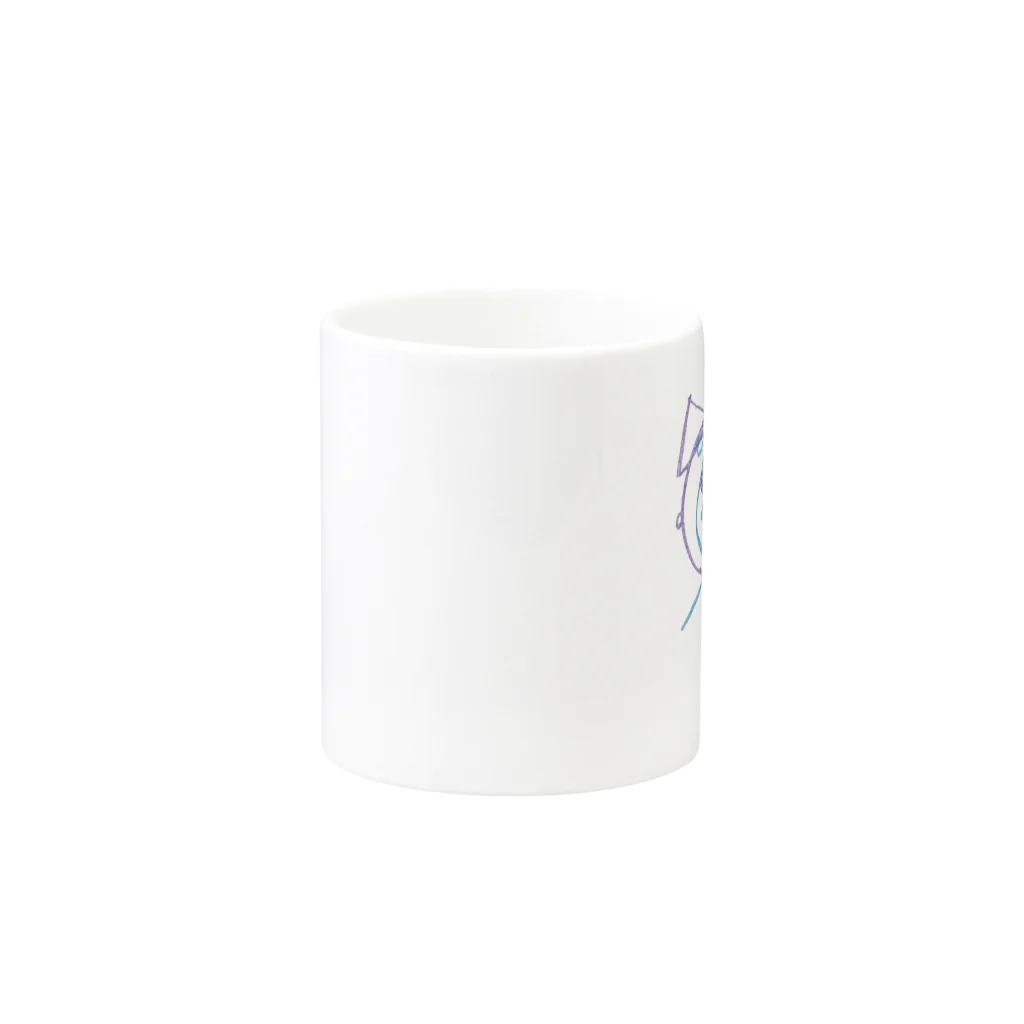 息子だいすきのネコのねゆくん Mug :other side of the handle