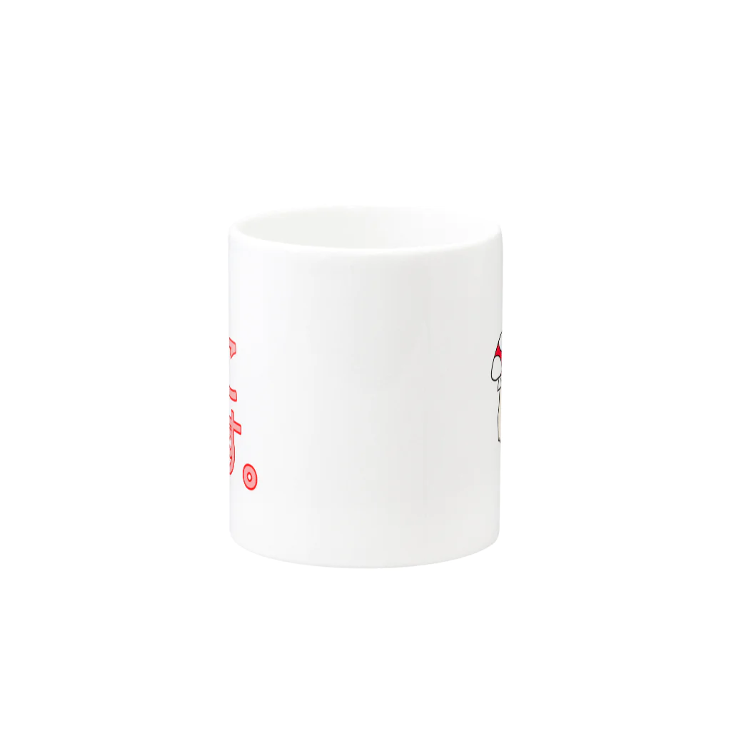 NONNのきのこちゃん Mug :other side of the handle