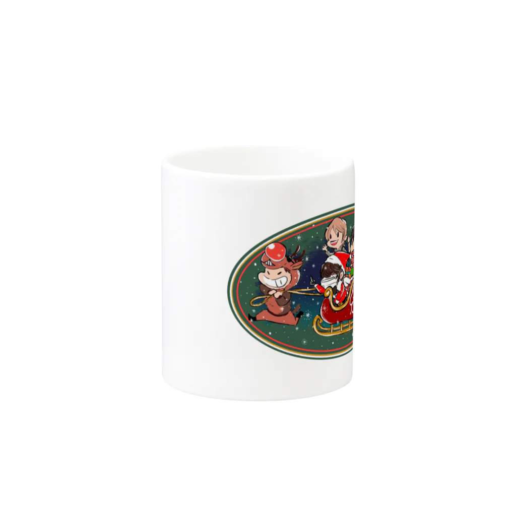 群青のはなまる園クリスマス2023 Mug :other side of the handle