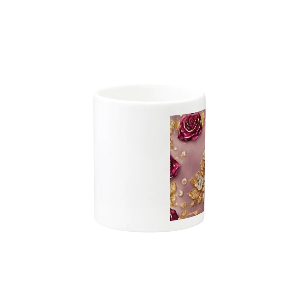 REINA-MAの薔薇 Mug :other side of the handle