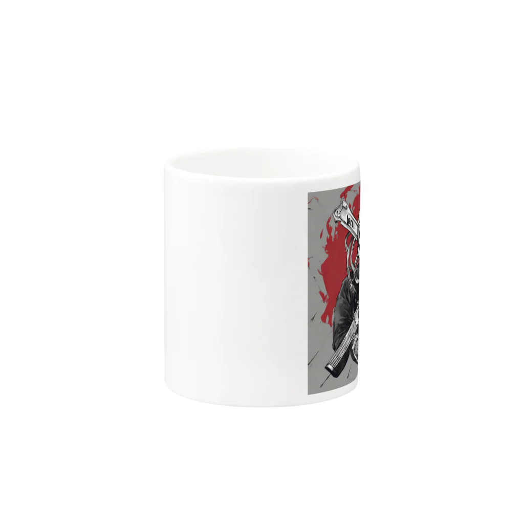 takuSHOP99のデスマスク Mug :other side of the handle