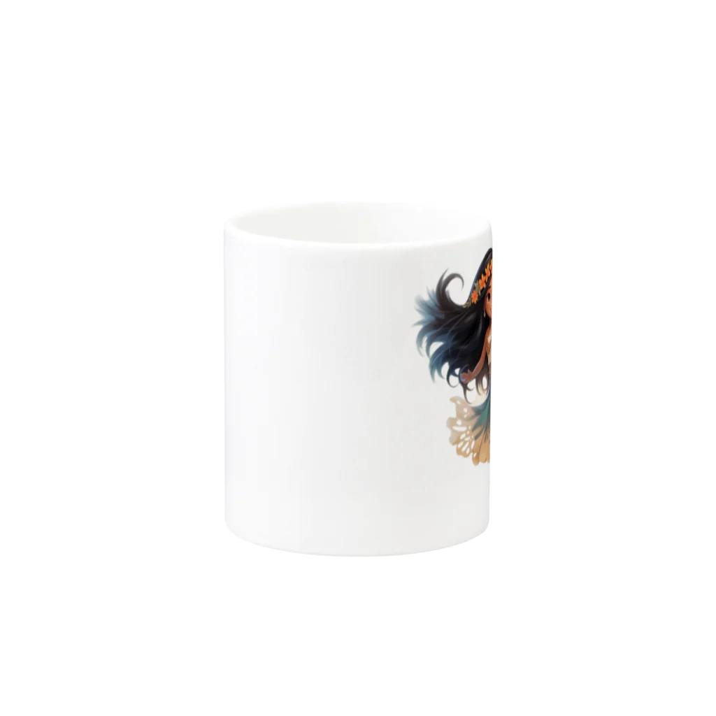 miimishopのフラガール Mug :other side of the handle