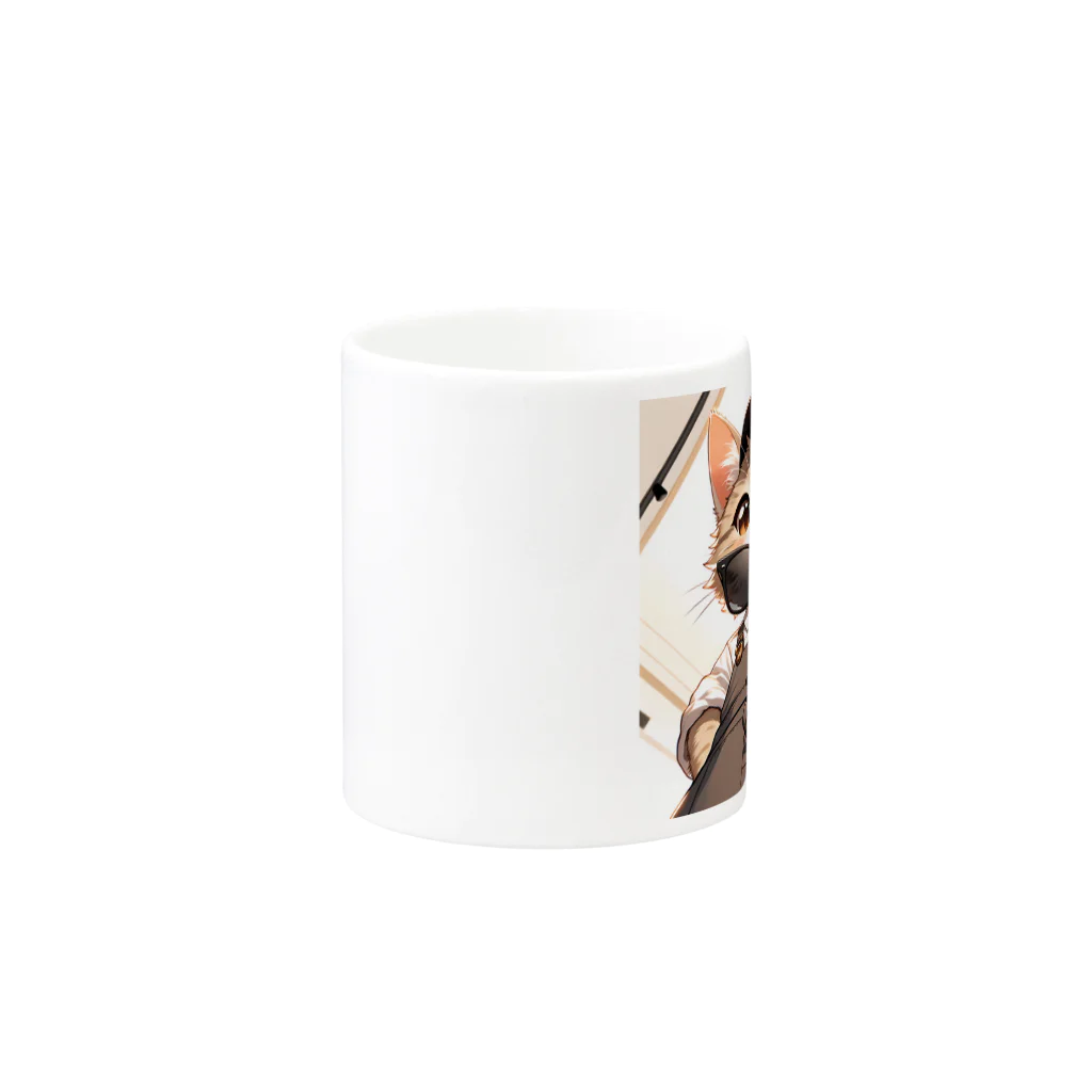 meow-sunniesのスマートニャンコ Mug :other side of the handle