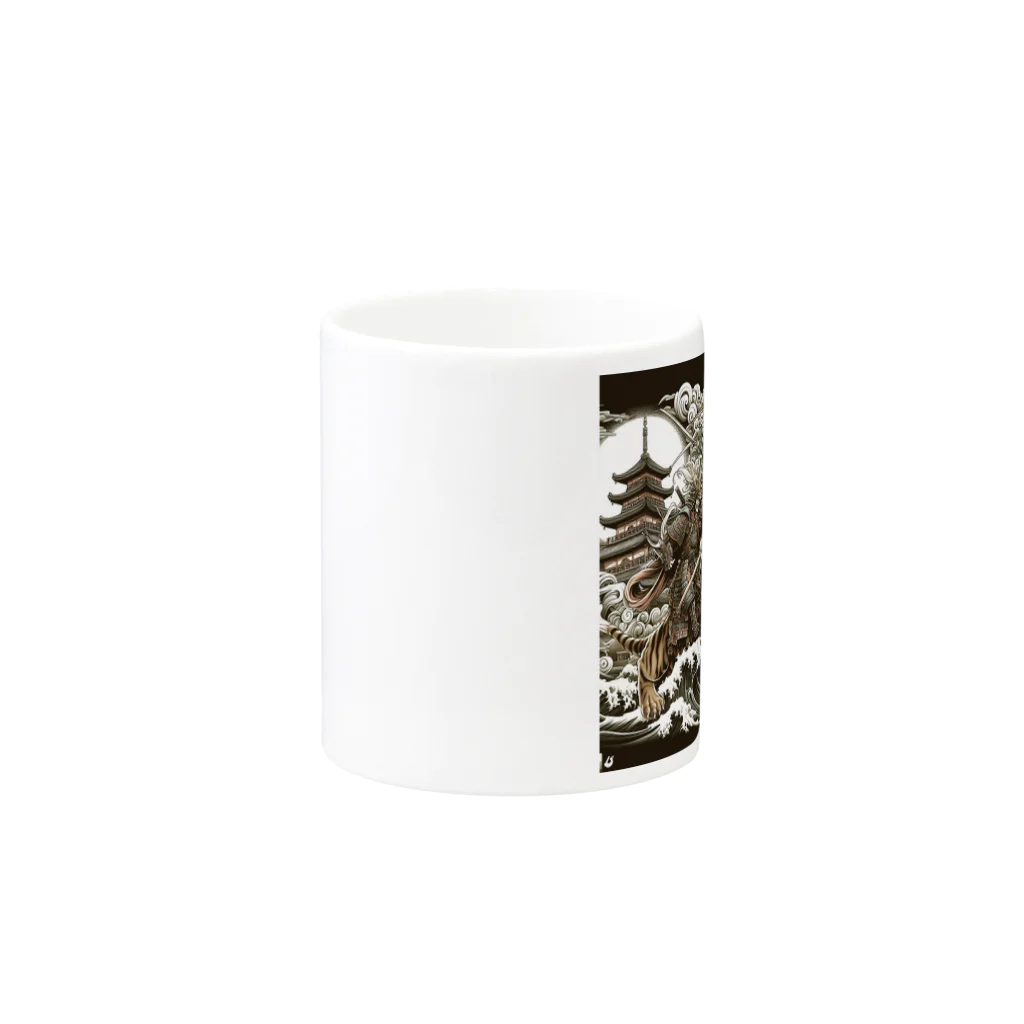 Moichi Designs Shop-2023の龍虎双舞 Mug :other side of the handle