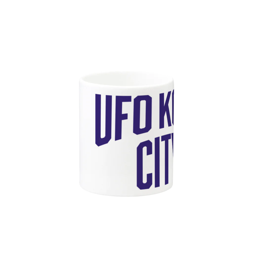 UFOKOFU1975のUFO KOFU CITY マグカップの取っ手の反対面