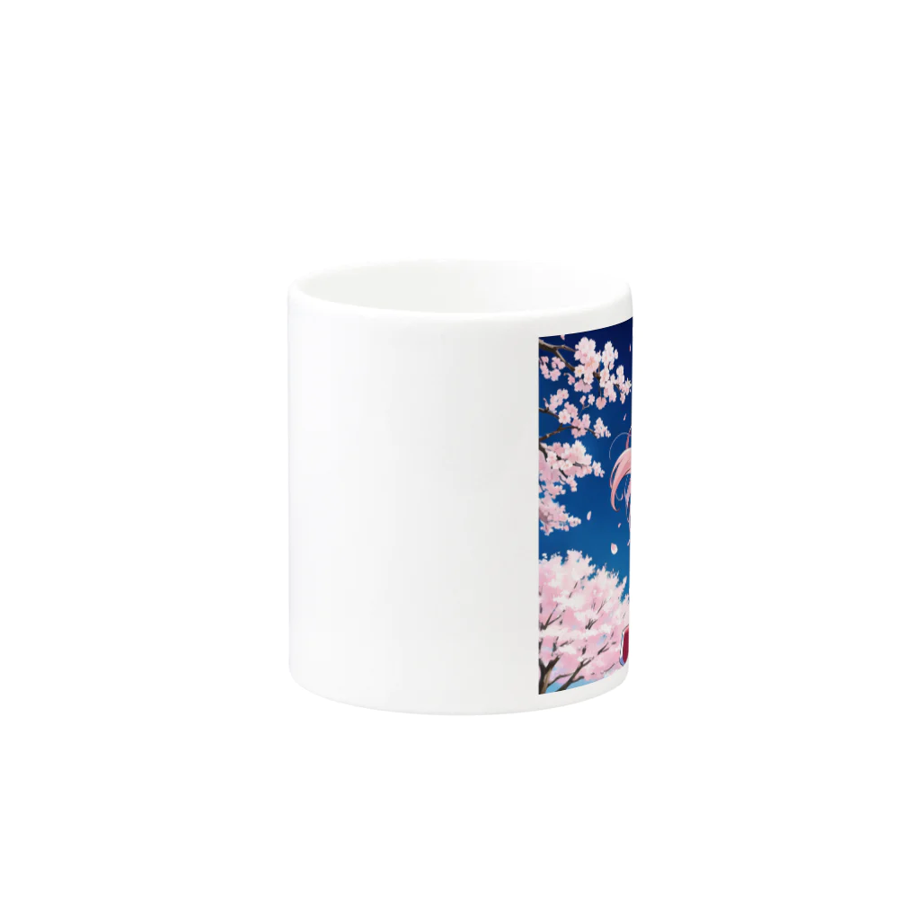 MIKAN369の桜子 Mug :other side of the handle