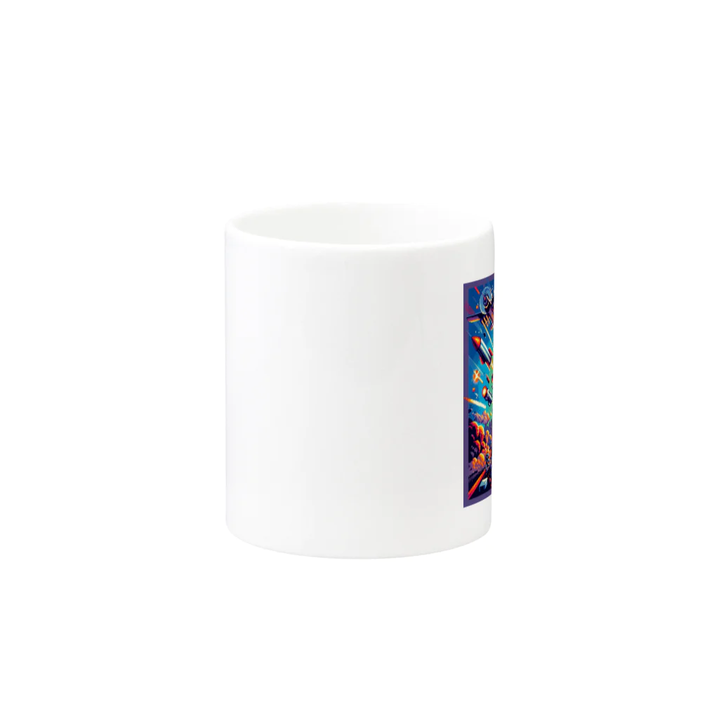 PiXΣLのHeroes come late Dot. / type.1 Mug :other side of the handle